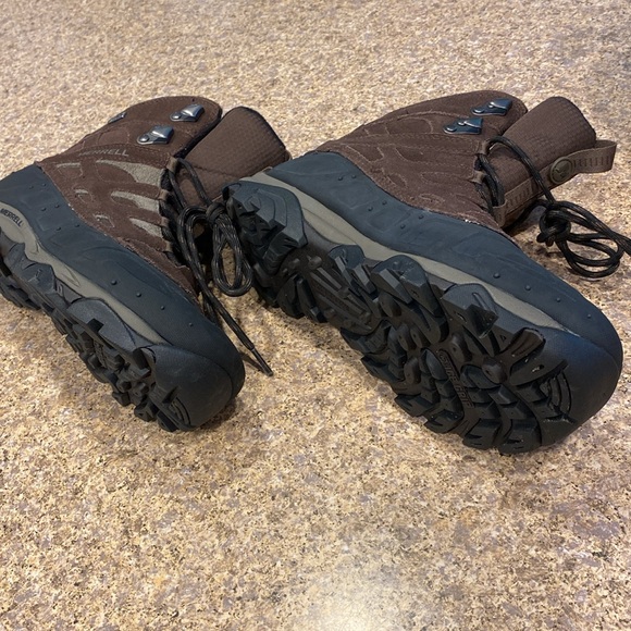 Merrell Moab Polar Espresso Waterproof Hiking Boots J21147 Men’s 8.5 Winter - Picture 11 of 17